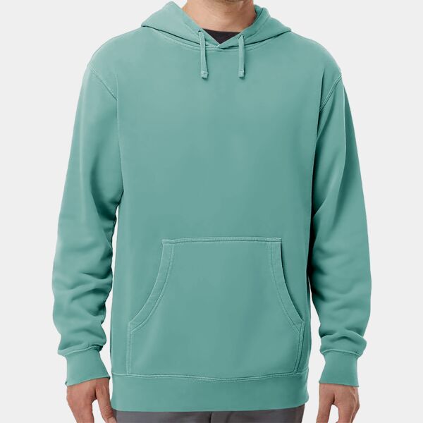Midweight Pigment-Dyed Hooded Sweatshirt Thumbnail