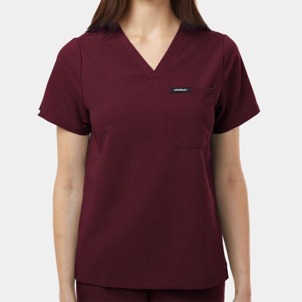 Women’s Rhena Essential 1-Pocket Scrub V-Neck Top Thumbnail