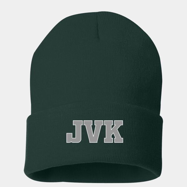 JVK - 12" Solid Cuffed Beanie Thumbnail