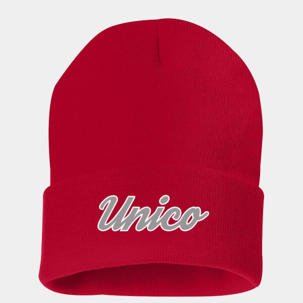 Unico - 12" Solid Cuffed Beanie Thumbnail