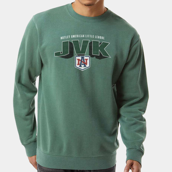 JVK - Unisex Midweight Pigment-Dyed Crewneck Sweatshirt Thumbnail