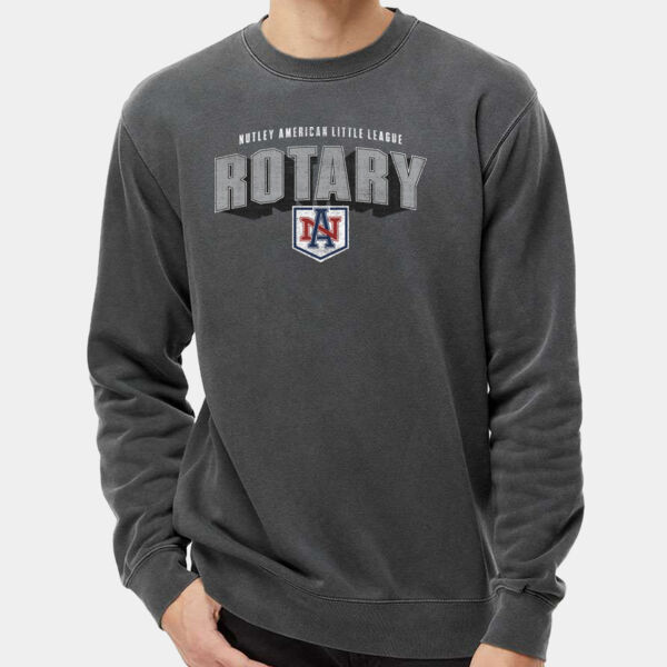 Rotary - Unisex Midweight Pigment-Dyed Crewneck Sweatshirt Thumbnail
