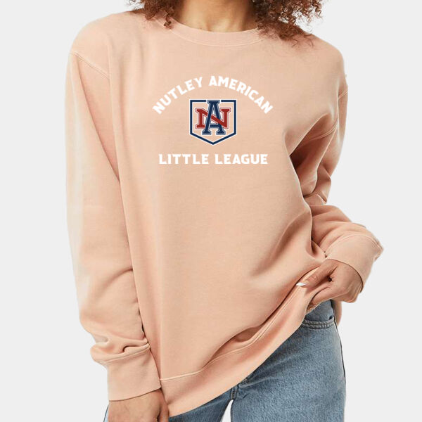 NALL - Unisex Midweight Pigment-Dyed Crewneck Sweatshirt Thumbnail