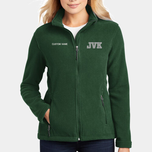 JVK - Customizable Ladies Value Fleece Jacket Thumbnail