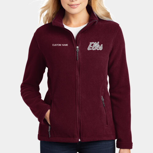 Elks - Customizable Ladies Value Fleece Jacket Thumbnail