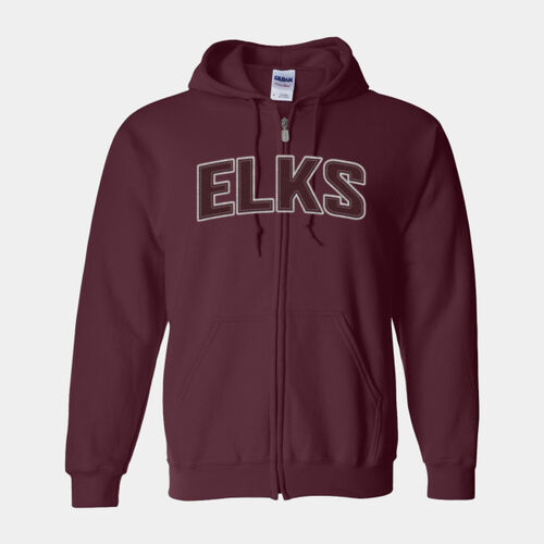 Elks - Heavy Blend™ Full-Zip Hooded Sweatshirt Thumbnail