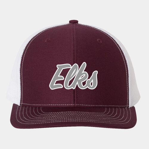Elks Embroidered Snapback Trucker Cap Thumbnail