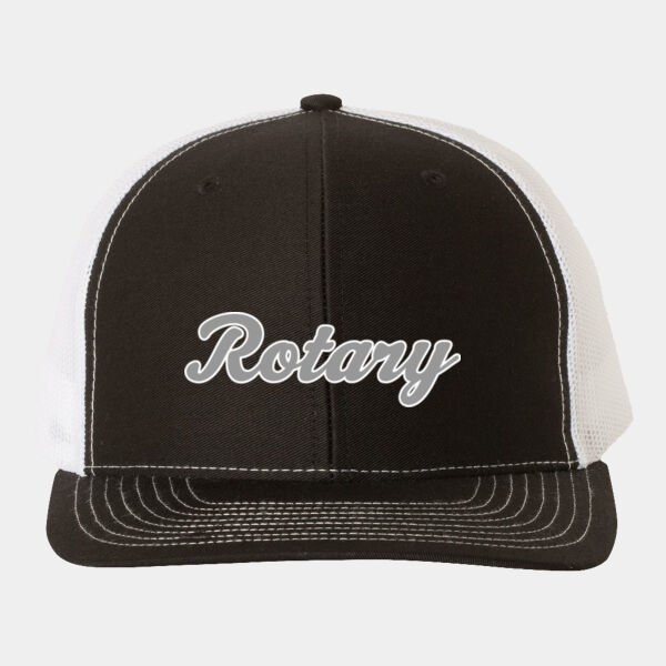 Rotary Embroidery Snapback Trucker Cap Thumbnail