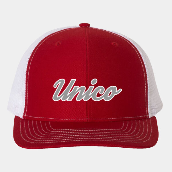Unico Embroidered Snapback Trucker Cap Thumbnail