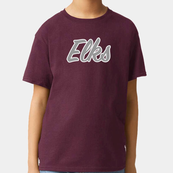 Elks Youth Ultra Cotton ® 100% US Cotton T Shirt Thumbnail