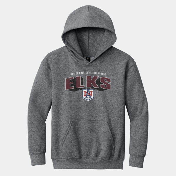 Elks Youth Customizable Heavy Blend Hooded Sweatshirt Thumbnail