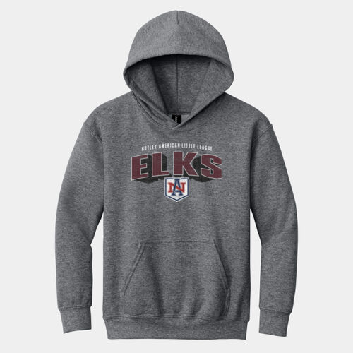 Elks Youth Customizable Heavy Blend Hooded Sweatshirt Thumbnail