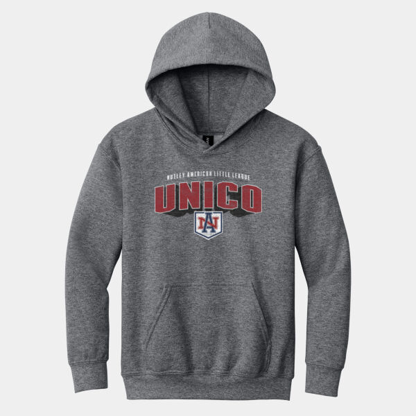 Unico Youth Customizable Heavy Blend Hooded Sweatshirt Thumbnail
